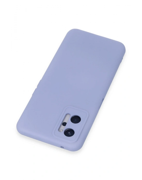 Newface Realme 9i 4G Kılıf Nano içi Kadife Silikon - Lila