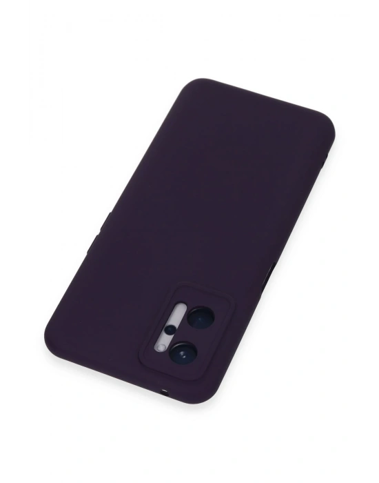 Newface Realme 9i 4G Kılıf Nano içi Kadife Silikon - Mor