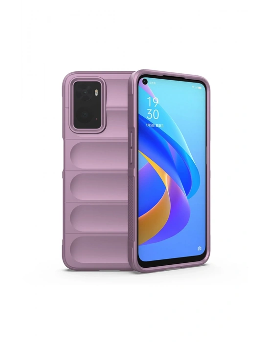 Newface Realme 9i 4G Kılıf Optimum Silikon - Mor