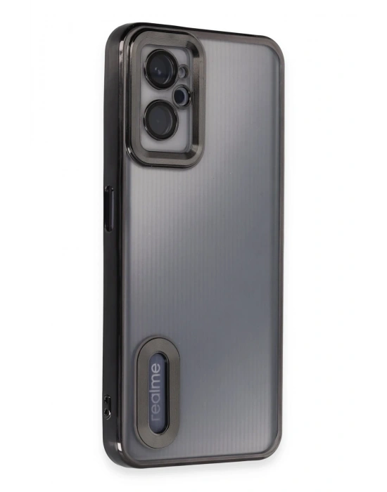 Newface Realme 9i 4G Kılıf Slot Silikon - Siyah