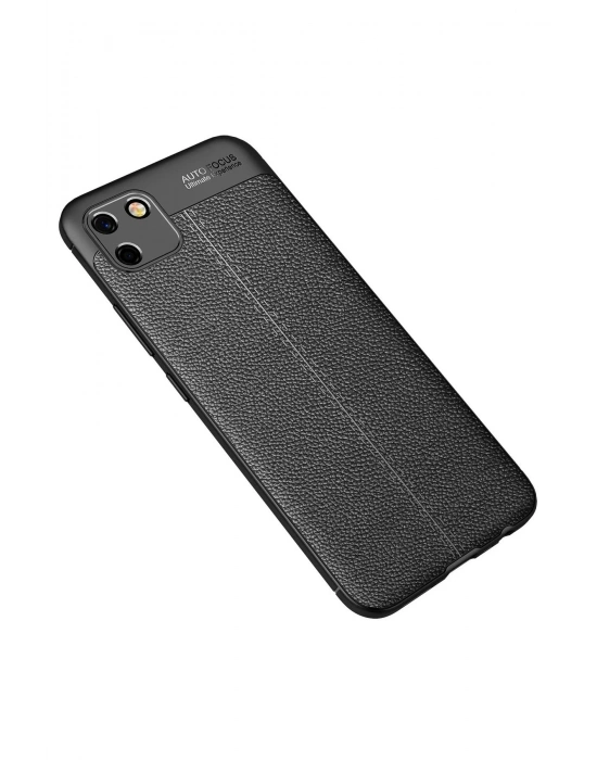 Newface Realme C11 2021 Kılıf Auto Focus Kapak - Siyah