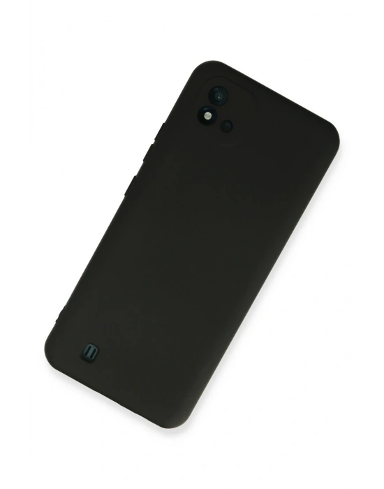 Newface Realme C11 2021 Kılıf Nano içi Kadife Silikon - Siyah