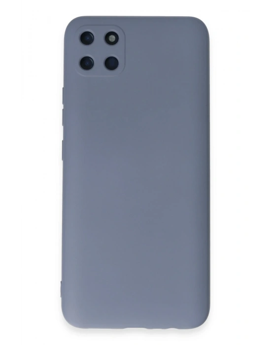 Newface Realme C11 Kılıf Nano içi Kadife Silikon - Gri