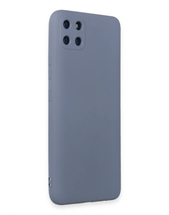 Newface Realme C11 Kılıf Nano içi Kadife Silikon - Gri