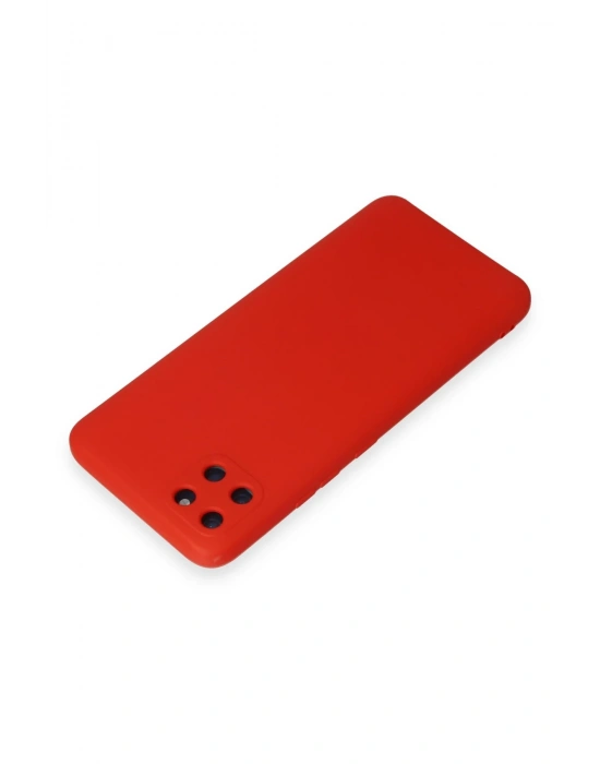 Newface Realme C11 Kılıf Nano içi Kadife Silikon - Kırmızı