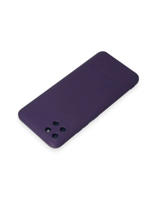 Newface Realme C11 Kılıf Nano içi Kadife Silikon - Mor