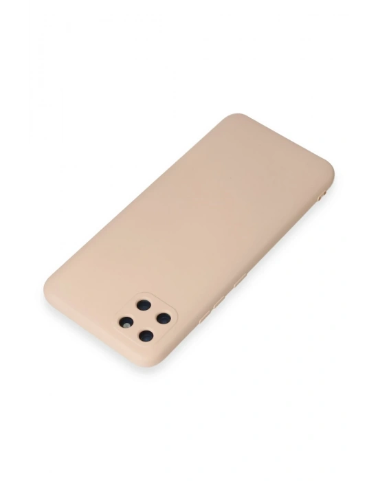 Newface Realme C11 Kılıf Nano içi Kadife Silikon - Pudra