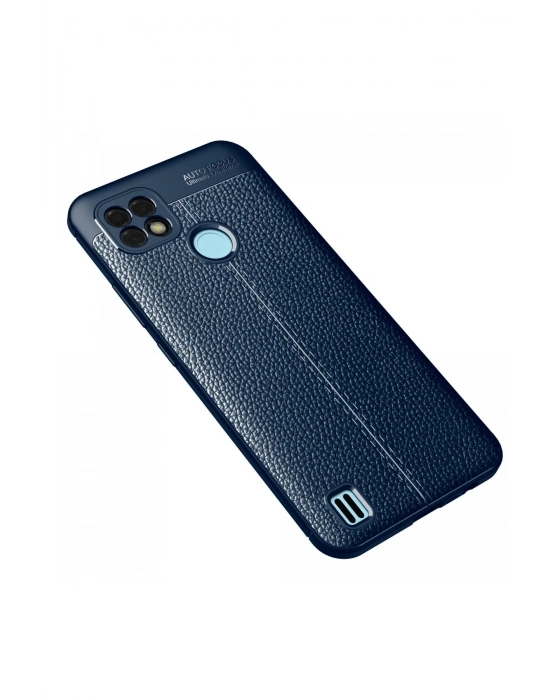 Newface Realme C21 Kılıf Auto Focus Kapak - Lacivert