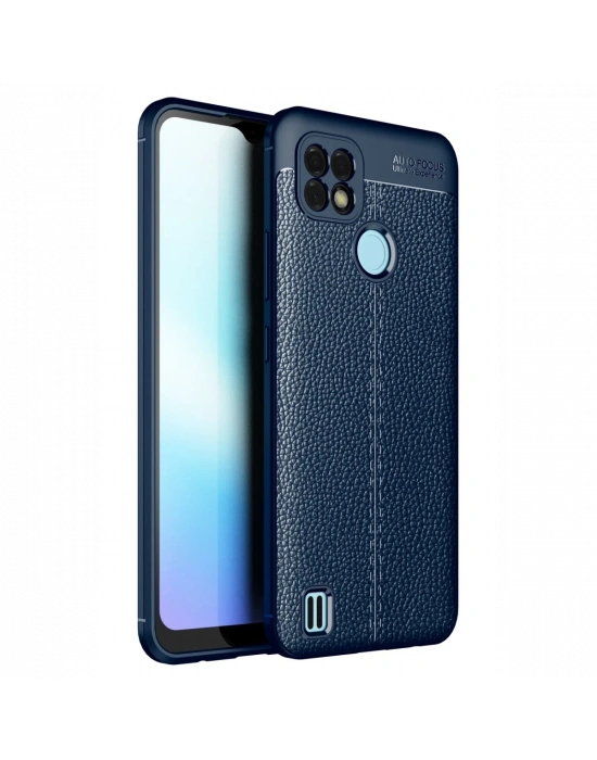 Newface Realme C21 Kılıf Auto Focus Kapak - Lacivert