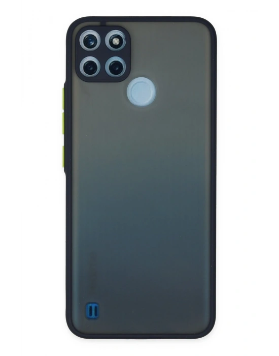 Newface Realme C21Y Kılıf Montreal Silikon Kapak - Lacivert