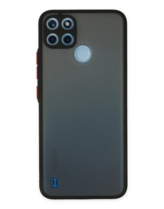 Newface Realme C21Y Kılıf Montreal Silikon Kapak - Siyah