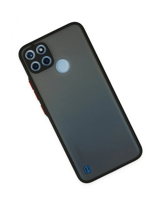 Newface Realme C21Y Kılıf Montreal Silikon Kapak - Siyah
