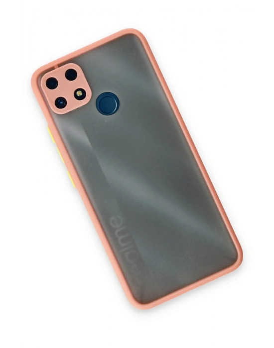 Newface Realme C25 Kılıf Montreal Silikon Kapak - Pembe