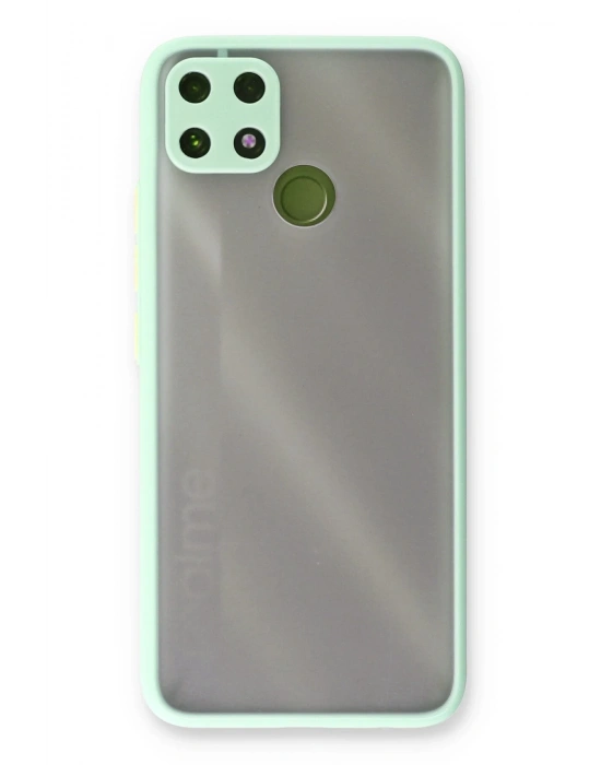 Newface Realme C25 Kılıf Montreal Silikon Kapak - Turkuaz