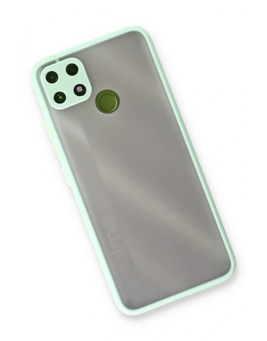 Newface Realme C25 Kılıf Montreal Silikon Kapak - Turkuaz