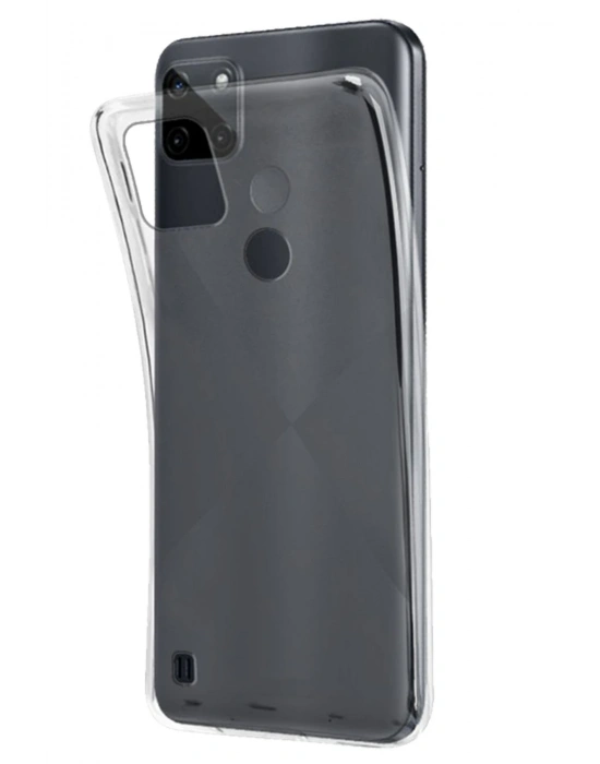 Newface Realme C25Y Kılıf Lüx Şeffaf Silikon