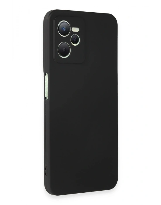 Newface Realme C35 Kılıf First Silikon - Siyah