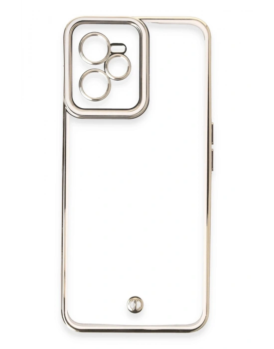 Newface Realme C35 Kılıf Liva Lens Silikon - Beyaz