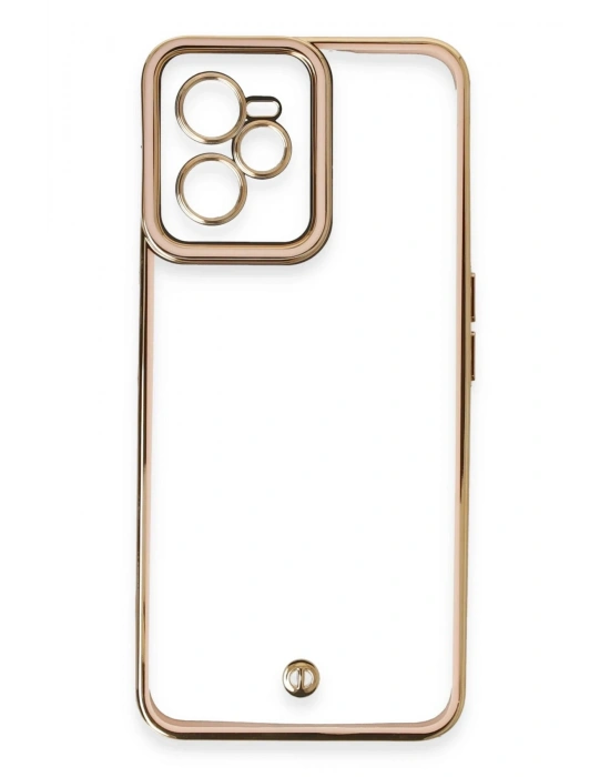 Newface Realme C35 Kılıf Liva Lens Silikon - Pudra