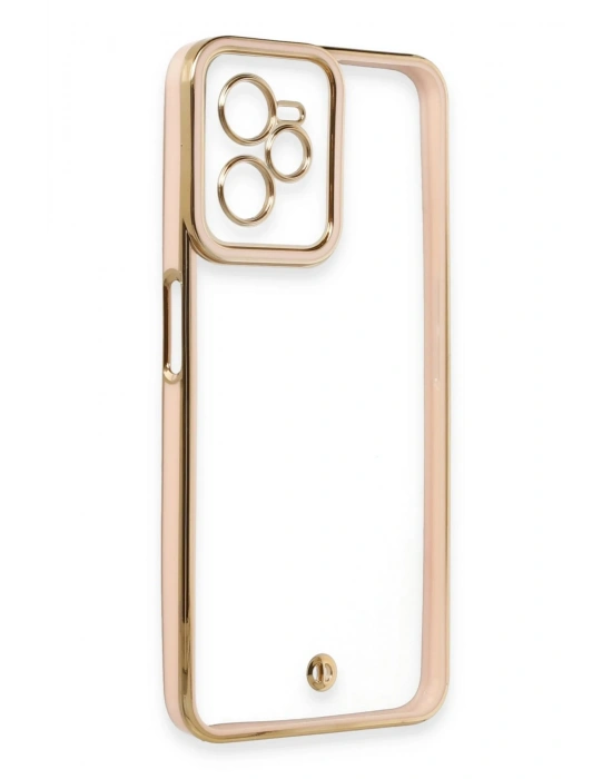 Newface Realme C35 Kılıf Liva Lens Silikon - Pudra