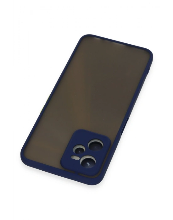 Newface Realme C35 Kılıf Montreal Silikon Kapak - Lacivert