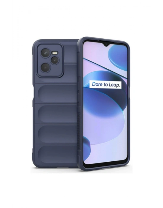 Newface Realme C35 Kılıf Optimum Silikon - Lacivert