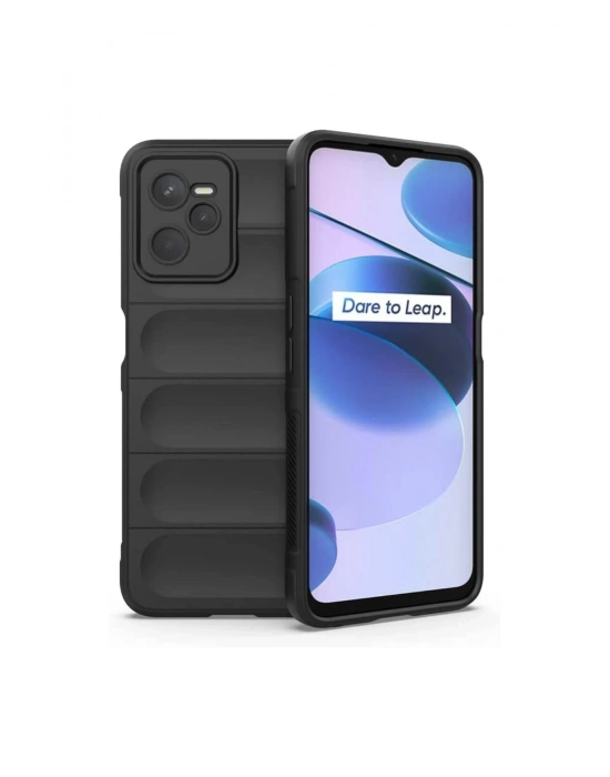 Newface Realme C35 Kılıf Optimum Silikon - Siyah