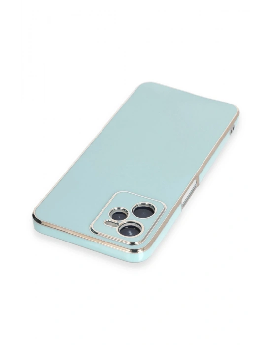 Newface Realme C35 Kılıf Volet Silikon - Açık Yeşil