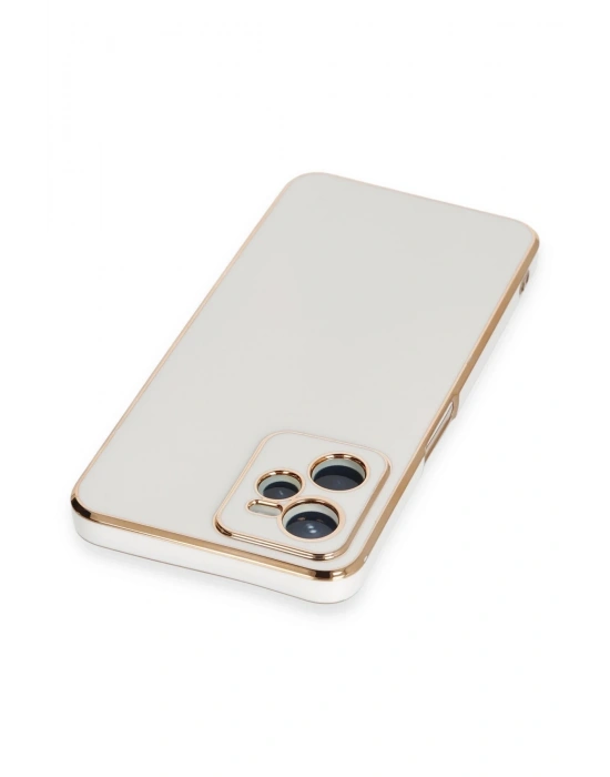 Newface Realme C35 Kılıf Volet Silikon - Beyaz