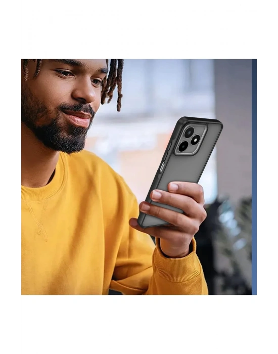 Newface Realme C53 Kılıf Elegant Kapak - Açık Mavi