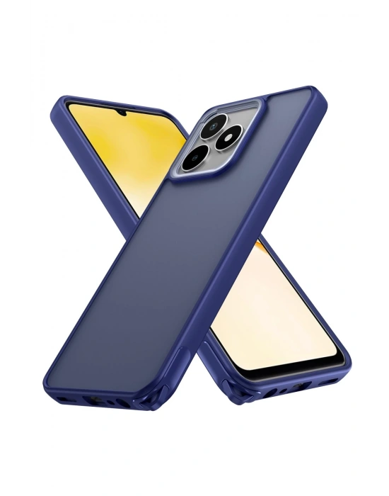 Newface Realme C53 Kılıf Elegant Kapak - Lacivert