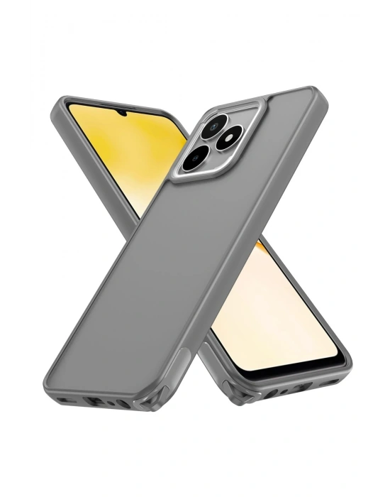 Newface Realme C53 Kılıf Elegant Kapak - Titan Gri