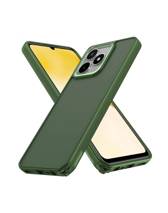 Newface Realme C53 Kılıf Elegant Kapak - Yeşil