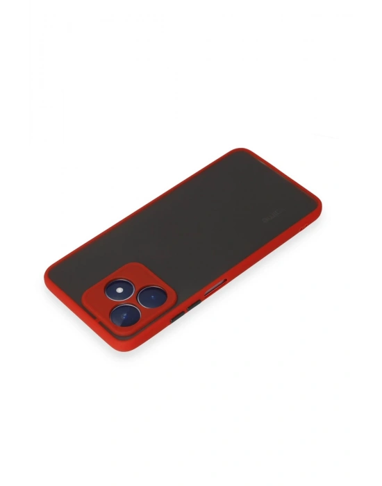 Newface Realme C53 Kılıf Montreal Silikon Kapak - Kırmızı