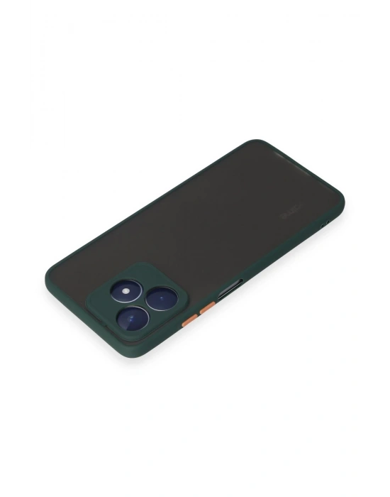 Newface Realme C53 Kılıf Montreal Silikon Kapak - Yeşil