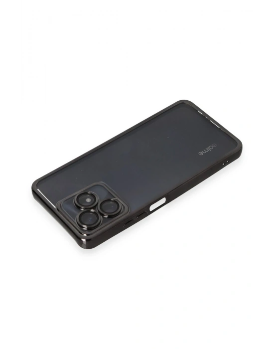 Newface Realme C53 Kılıf Razer Lensli Silikon - Siyah