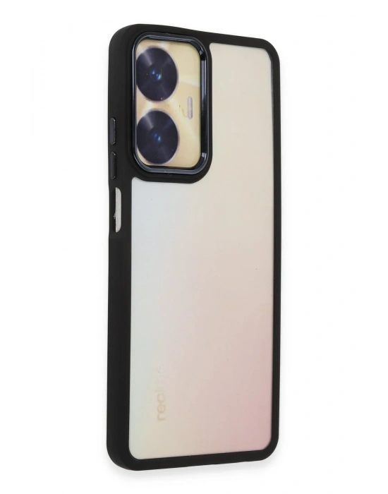 Newface Realme C55 Kılıf Dora Kapak - Siyah