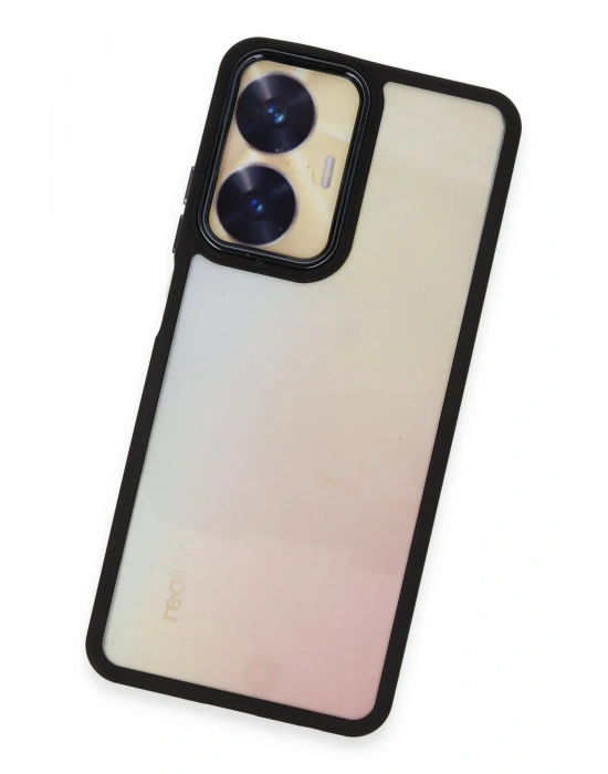Newface Realme C55 Kılıf Dora Kapak - Siyah