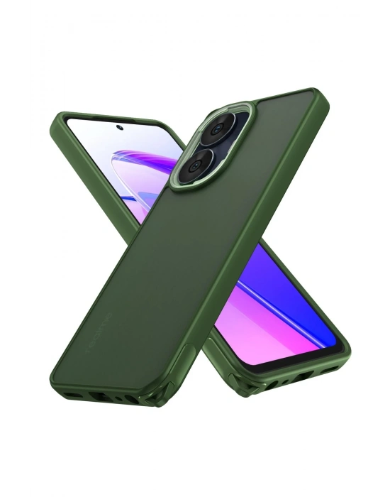 Newface Realme C55 Kılıf Elegant Kapak - Yeşil