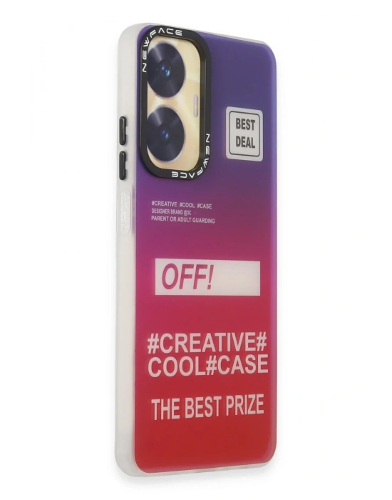 Newface Realme C55 Kılıf Estoril Desenli Kapak - Estoril - 9