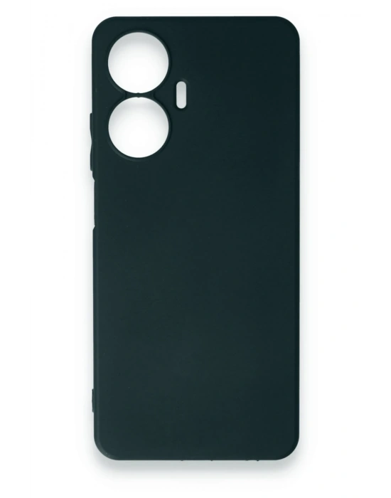 Newface Realme C55 Kılıf First Silikon - Koyu Yeşil