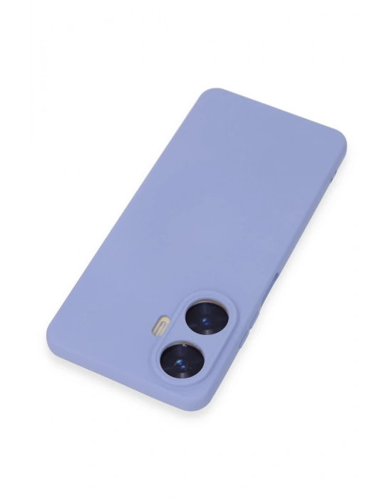 Newface Realme C55 Kılıf Nano içi Kadife Silikon - Lila