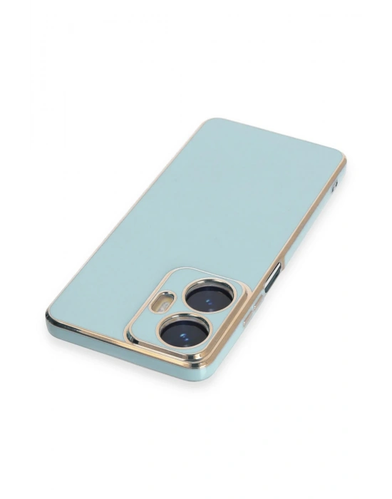 Newface Realme C55 Kılıf Volet Silikon - Açık Yeşil