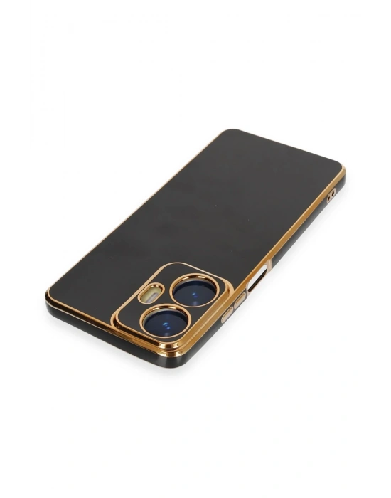 Newface Realme C55 Kılıf Volet Silikon - Siyah