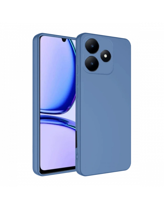 Newface Realme C61 Kılıf First Silikon - Mavi