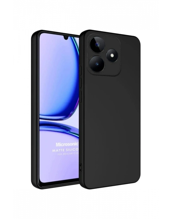 Newface Realme C61 Kılıf First Silikon - Siyah