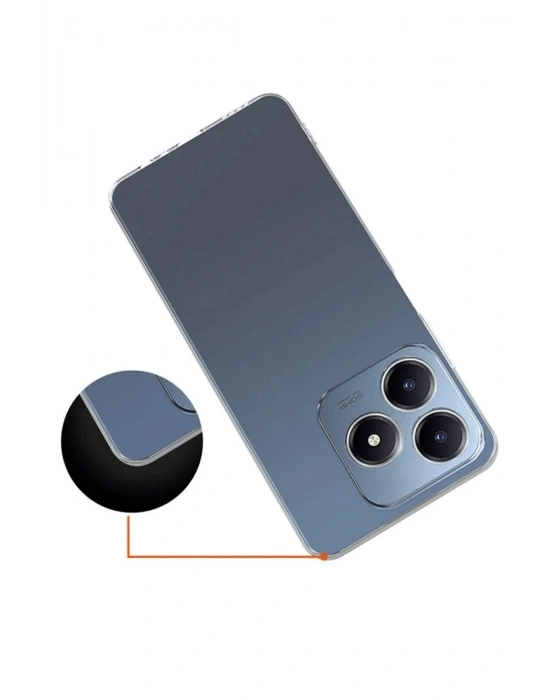 Newface Realme C61 Kılıf Lüx Şeffaf Silikon