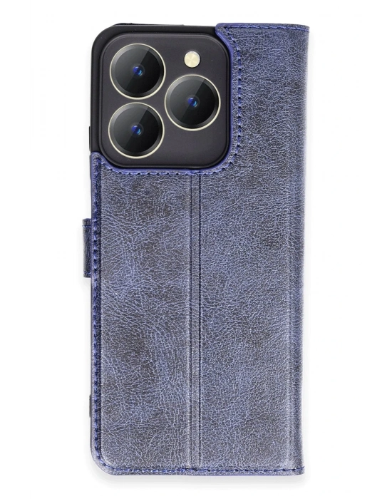 Newface Realme C63 Kılıf Trend S Plus Kapaklı Kılıf - Lacivert