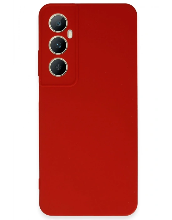 Newface Realme C65 Kılıf First Silikon - Kırmızı