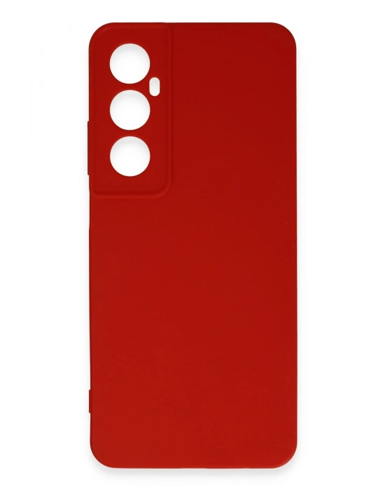 Newface Realme C65 Kılıf First Silikon - Kırmızı